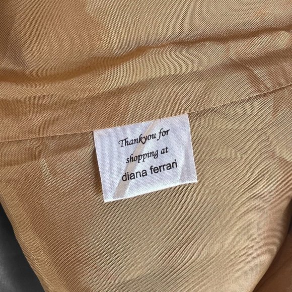 Diana Ferrari Dress Womens Gold Black Lace Pleated Formal Evening Occasion Sz 14 - Picture 13 of 14